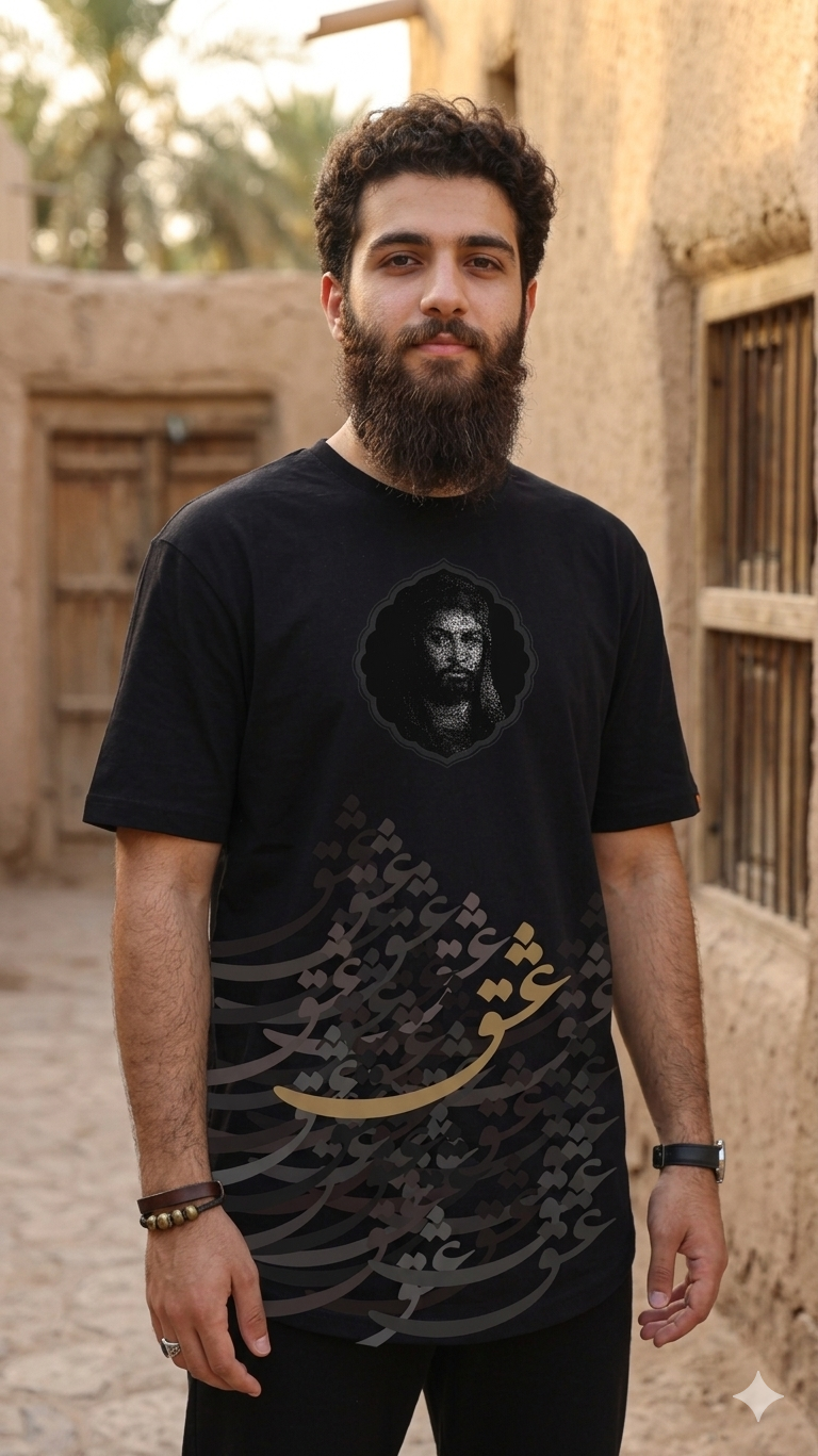 تیشرت طرح « عشق »